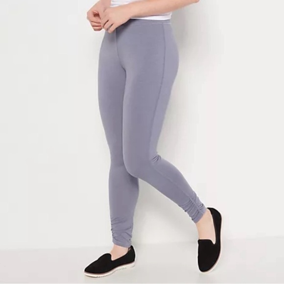 Koolaburra by UGG Purple Legging w/ Ruched Detail Size Large - Picture 1 of 13